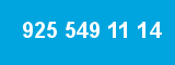 925 549 11 14 925 549 11 14